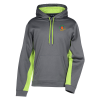 View Image 1 of 3 of Performance Fleece Colorblock Hoodie - Men's - Embroidered