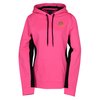 View Image 1 of 3 of Performance Fleece Colorblock Hoodie - Ladies' - Embroidered
