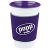 View Image 1 of 2 of Color Scheme Party Cup with Sleeve - 16 oz.