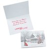 View Image 1 of 4 of Country Red Sled Greeting Card
