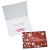 View Image 1 of 4 of Silver Snowflakes Greeting Card
