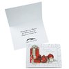 View Image 1 of 4 of Red Packages with Silver Ribbon Greeting Card