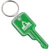 View Image 1 of 1 of Square Head Key Soft Keychain - Translucent