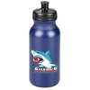 View Image 1 of 2 of Full Color Sport Bottle w/Push Pull Cap - 20 oz. - Metallic