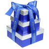 View Image 1 of 3 of Chocolate Collection Tower - Blue and Silver
