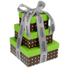 View Image 1 of 3 of Chocolate Collection Tower - Polka Dots
