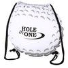 View Image 1 of 3 of Game Time! Golf Ball Drawstring Backpack-Overstock