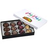 View Image 1 of 2 of Truffles - 12 Pieces - Happy Holidays