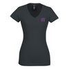 View Image 1 of 2 of Next Level 3.8 oz. Sporty V Tee - Ladies' - Embroidered