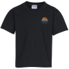 View Image 1 of 3 of Jerzees Cotton T-Shirt - Youth - Colors - Embroidered
