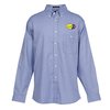 View Image 1 of 3 of Yarn-Dyed Micro Check Woven Dress Shirt - Men's