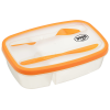 View Image 1 of 4 of Food Container with Knife and Fork