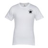 View Image 1 of 2 of American Apparel Fine Jersey T-Shirt - Men's - White - Screen - USA Made