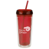 View Image 1 of 3 of Geo Tumbler with Straw - 16 oz.