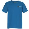 View Image 1 of 3 of Gildan 5.5 oz. DryBlend 50/50 T-Shirt - Youth - Embroidered - Colors