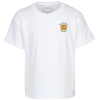 View Image 1 of 2 of Gildan 6 oz. Ultra Cotton T-Shirt - Youth - Embroidered - White