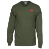 View Image 1 of 3 of Gildan 6 oz. Ultra Cotton LS T-Shirt - Men's - Embroidered