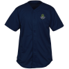 View Image 1 of 2 of Performance Tough Mesh Full Button Jersey - Embroidered