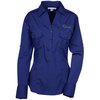 View Image 1 of 3 of Reagan Double Pocket Pullover Shirt - Ladies'