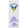 View Image 1 of 4 of Plant-A-Shape Flower Seed Bookmark - Angel