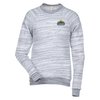 View Image 1 of 2 of Bella+Canvas Marbled Sponge Fleece Crewneck - Embroidered
