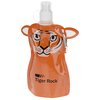 View Image 1 of 2 of Paws and Claws Foldable Bottle - 12 oz. - Tiger