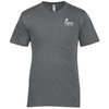 View Image 1 of 3 of American Apparel Fine Jersey Pocket T-Shirt - Men's - Colors