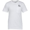 View Image 1 of 2 of American Apparel Fine Jersey Pocket T-Shirt - Men's - White