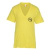 View Image 1 of 2 of American Apparel Sheer Jersey Deep-V T-Shirt - Colors