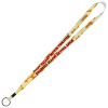View Image 1 of 1 of Full Color Ribbon Lanyard - 5/8" - 34" - Metal Split Ring