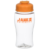 View Image 1 of 4 of Clear Impact Poly-Pure Lite Bottle with Flip Lid - 18 oz.