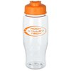 View Image 1 of 3 of Clear Impact Comfort Grip Bottle with Flip Lid - 27 oz.
