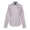 View Image 1 of 3 of Crown Collection Micro Tattersall Shirt - Ladies'