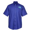 View Image 1 of 3 of Cutter & Buck Epic Short Sleeve Fine Twill Shirt - Men's