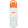 View Image 1 of 3 of Clear Impact In The Groove Bottle with Flip Straw - 24 oz.