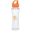 View Image 1 of 2 of Clear Impact Curve Bottle with Crest Lid - 17 oz.