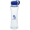 View Image 1 of 1 of Clear Impact Curve Bottle with Tethered Lid - 17 oz.