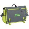 View Image 1 of 3 of Punch Laptop Messenger Bag - Embroidered