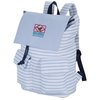 View Image 1 of 3 of In Print Rucksack Backpack - Stripes - Embroidered