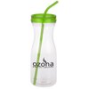 View Image 1 of 3 of Carafe Style Tumbler with Straw - 32 oz. - 24 hr