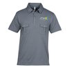 View Image 1 of 3 of Double Pocket Jersey Polo - Men's