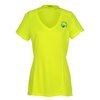 View Image 1 of 3 of OGIO Endurance Pulsate V-Neck T-Shirt - Ladies'