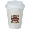 View Image 1 of 2 of Paper Hot/Cold Cup with Traveler Lid - 8 oz.