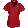 View Image 1 of 3 of Snag Resistant Textured Performance Polo - Ladies'