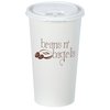View Image 1 of 2 of Paper Hot/Cold Cup with Tear Tab Lid - 20 oz. - Low Qty