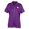 View Image 1 of 3 of Callaway Textured Stripe Polo - Ladies'