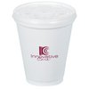 View Image 1 of 2 of Foam Hot/Cold Cup with Straw Slotted Lid - 10 oz. - Low Qty