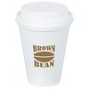 View Image 1 of 2 of Foam Hot/Cold Cup with Traveler Lid - 12 oz.