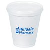 View Image 1 of 2 of Foam Hot/Cold Cup with Straw Slotted Lid - 8 oz.