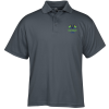 View Image 1 of 3 of Flat Knit Performance Polo - Men's - 24 hr
